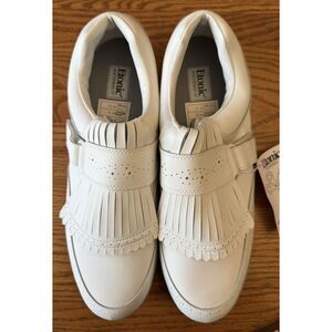 ETONIC ST6005 Mens 13M White Soft Spike Golf Shoes  NEW  Ground Control  Slip-on